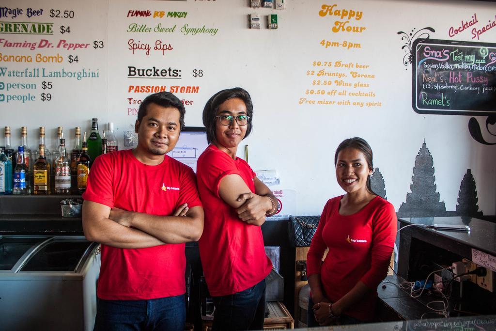 Top Banana Guesthouse & Rooftop Bar Phnom Penh Eksteriør billede